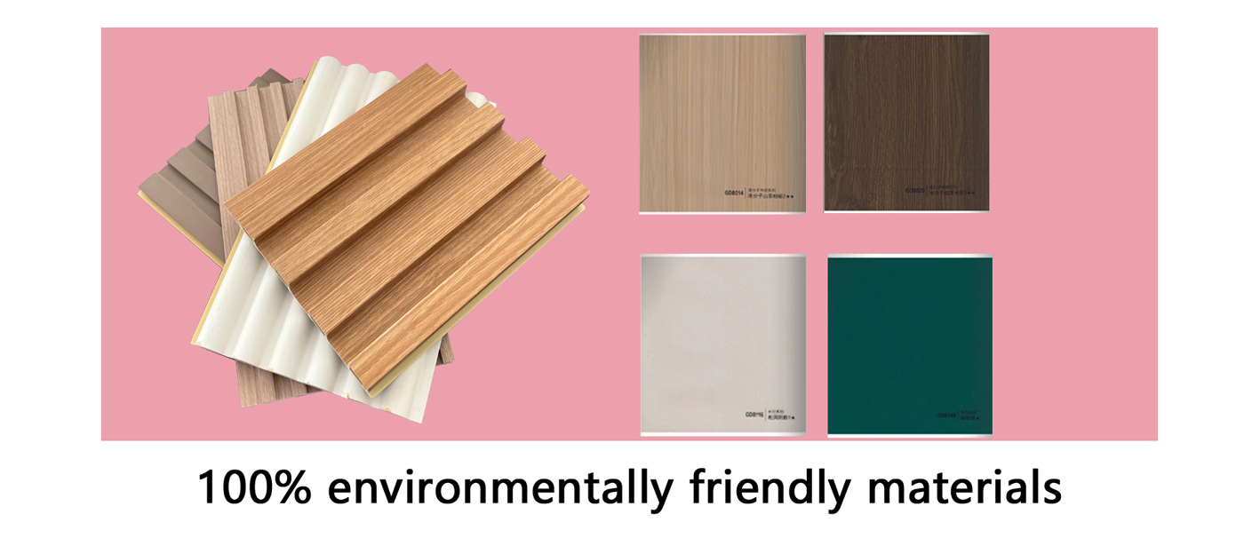 Great wall panel not easily deformed anti-shock strength External WPC Wall Cladding Great WPC Bamboo Wall Panel