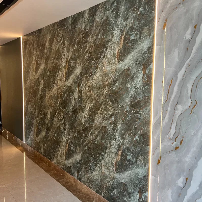 Anti-Collision Bamboo Fiber Wall Panel HPL impact-resistant anti fouling wear and scratch resistant kitchen splashback PVC panel