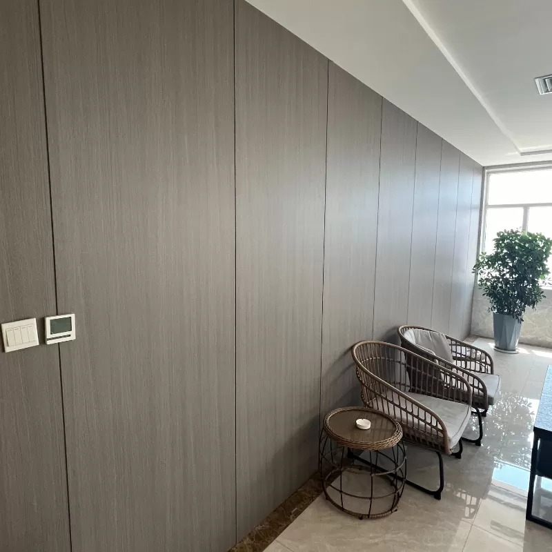 Fiber Flat Board waterproof fireproof bamboo wood co-Extrusion Decorative Panel for Home PVC Wall Panels