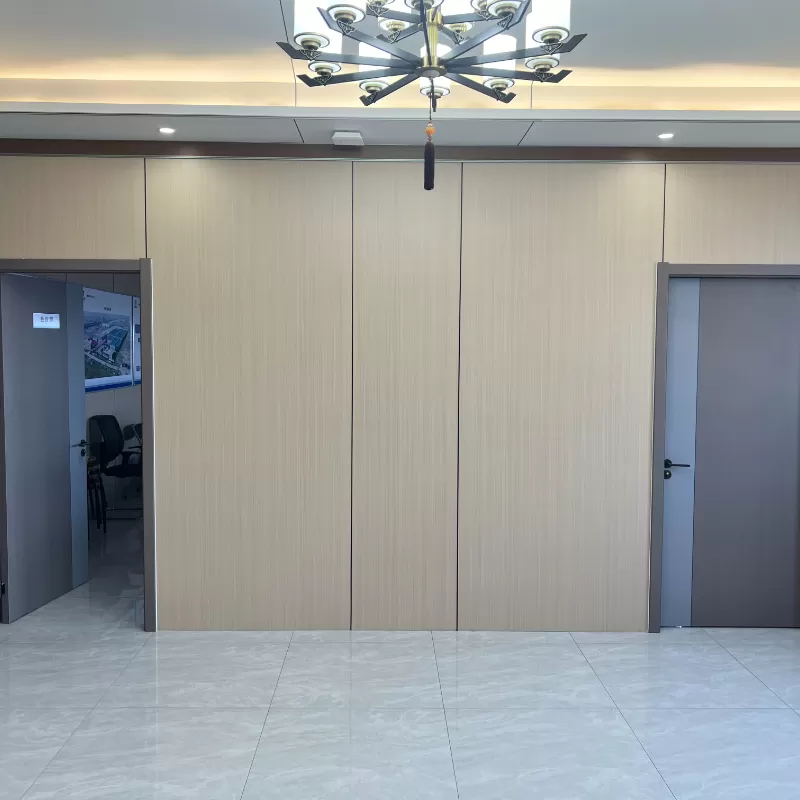 Fiber Flat Board waterproof fireproof bamboo wood co-Extrusion Decorative Panel for Home PVC Wall Panels